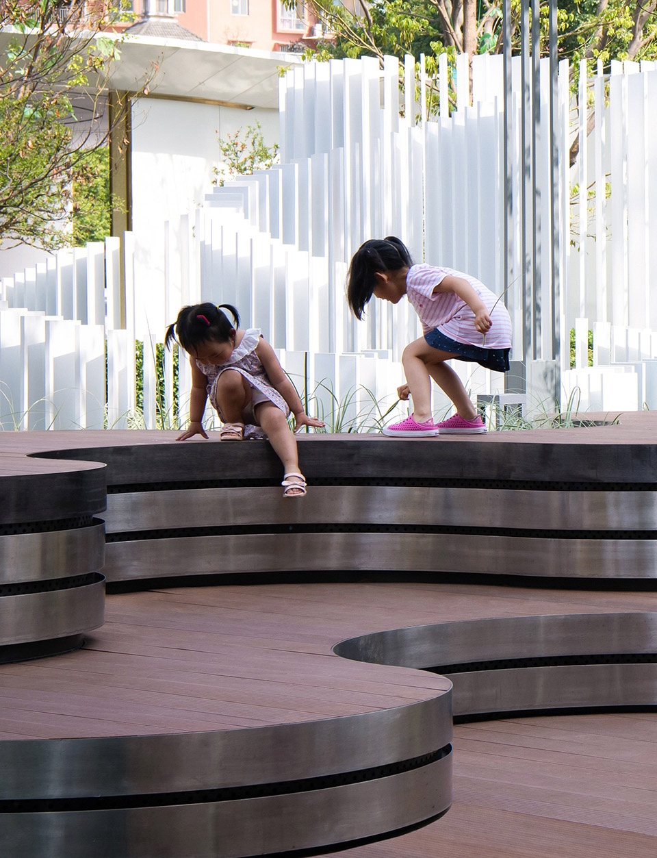 landscape design for the urban gallery hyperlane in chengdu china by aspect studios