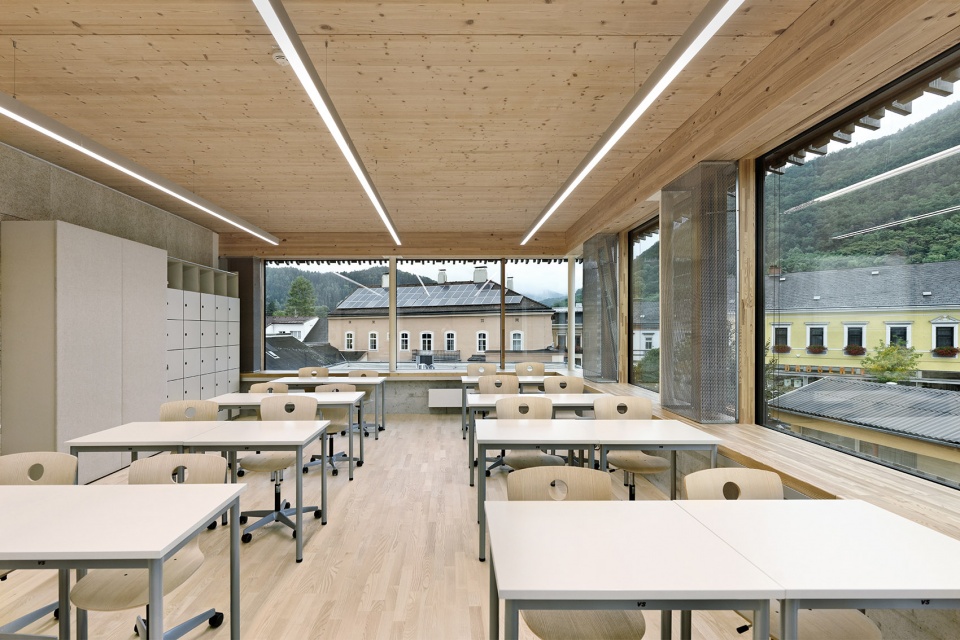 school complex gloggnitz by dietmar feichtinger architectes