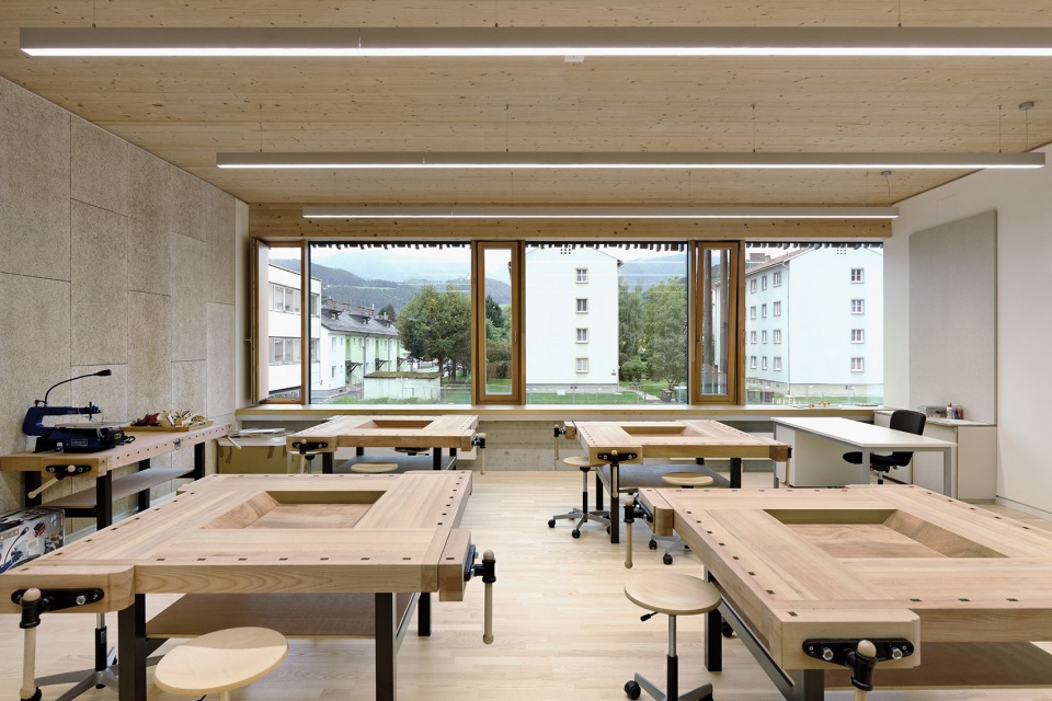 school complex gloggnitz by dietmar feichtinger architectes