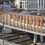 Saint-Laud火车站人行桥，法国 / Dietmar Feichtinger Architectes