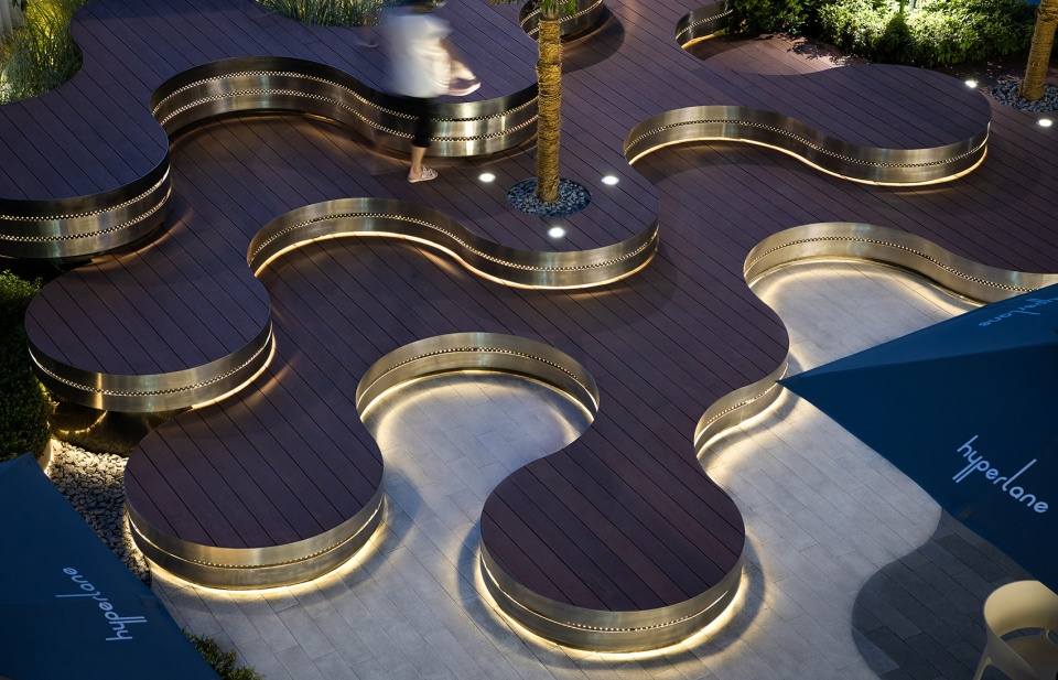 landscape design for the urban gallery hyperlane in chengdu china by aspect studios