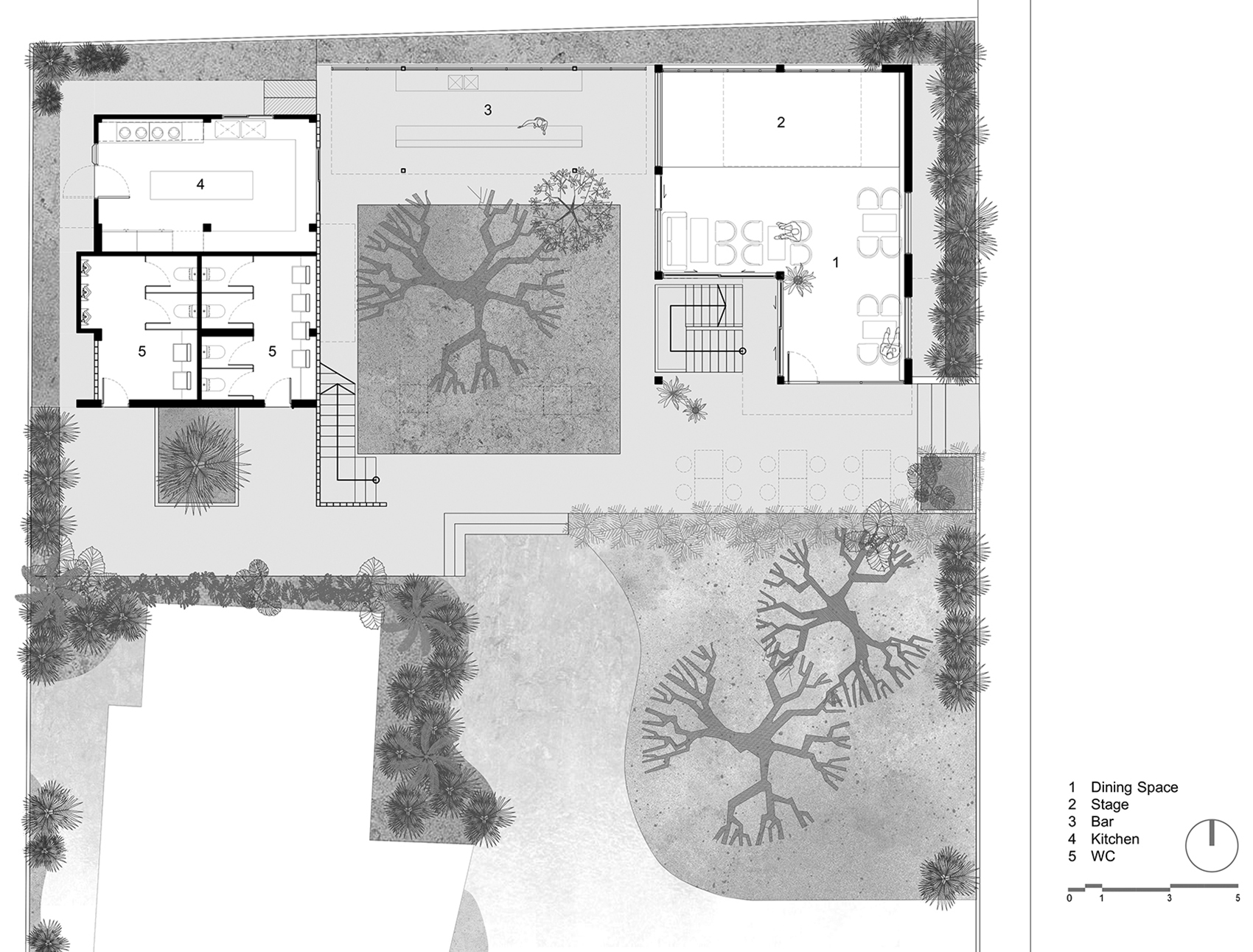 tamarind bistro and music house by bodinchapa architects 1
