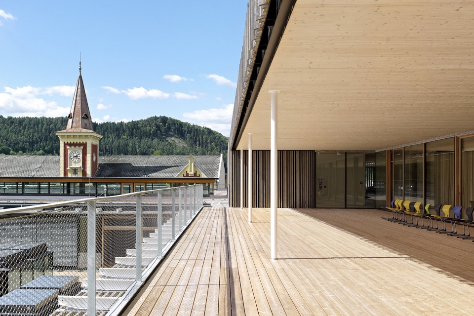 school complex gloggnitz by dietmar feichtinger architectes