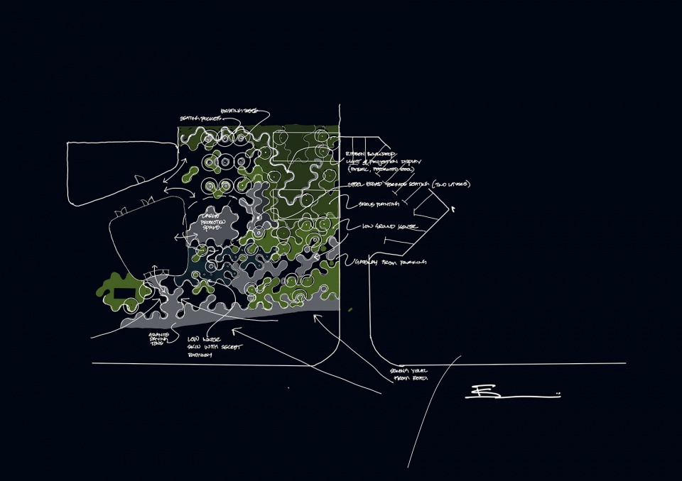 landscape design for the urban gallery hyperlane in chengdu china by aspect studios