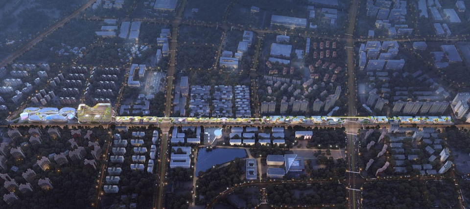 landscape design for the urban gallery hyperlane in chengdu china by aspect studios
