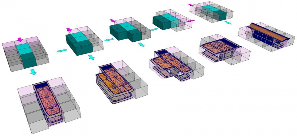 Roatán Próspera Massing conversion to Resident Unit and Variants