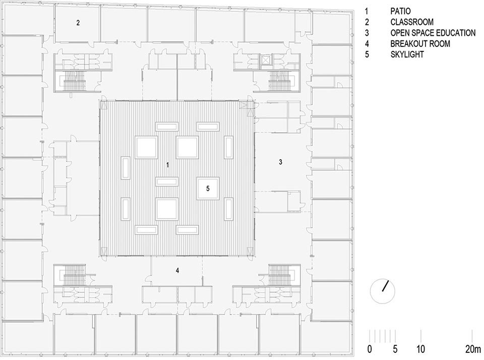 school complex gloggnitz by dietmar feichtinger architectes