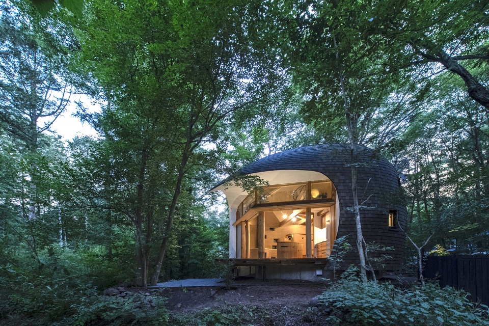 Shell House The language of forest Japen by Tono Mirai architects