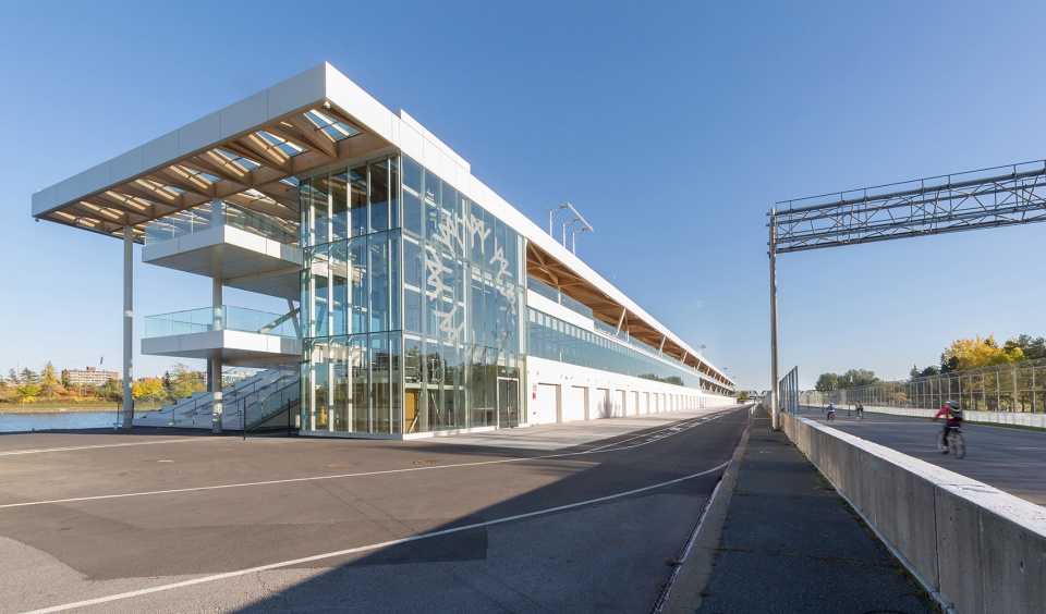 f1 paddock montreal by les architectes fabg