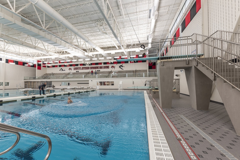 Jefferson High School Natatorium United States by Cordogan Clark