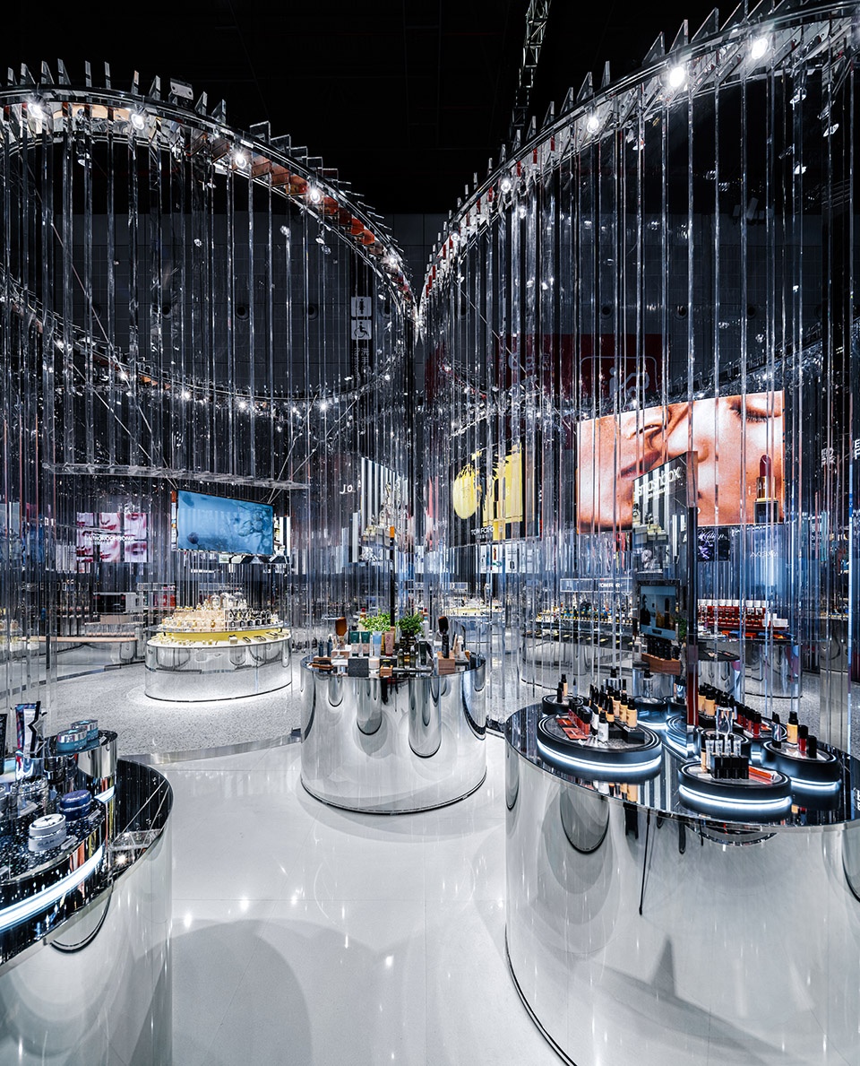 Estée Lauder Companies Pavilion CIIE 2019 Shanghai by dongqi Architects