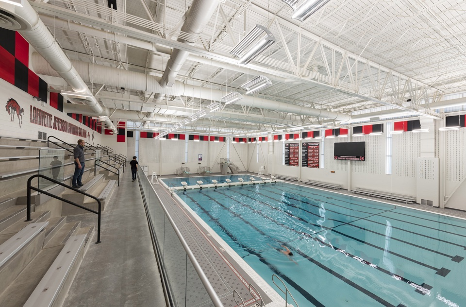 Jefferson High School Natatorium United States by Cordogan Clark