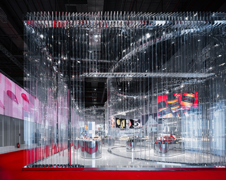Estée Lauder Companies Pavilion CIIE 2019 Shanghai by dongqi Architects