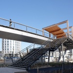 Saint-Laud火车站人行桥，法国 / Dietmar Feichtinger Architectes