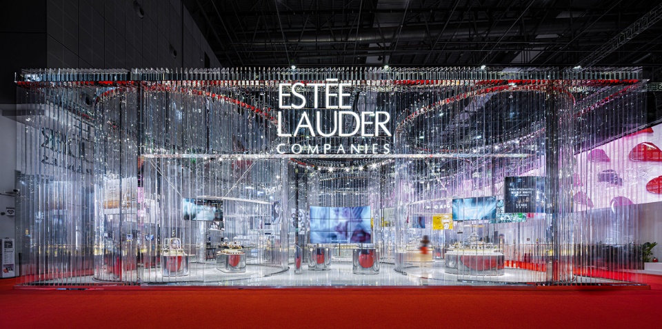 Estée Lauder Companies Pavilion CIIE 2019 Shanghai by dongqi Architects
