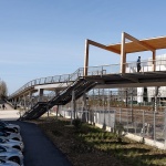 Saint-Laud火车站人行桥，法国 / Dietmar Feichtinger Architectes