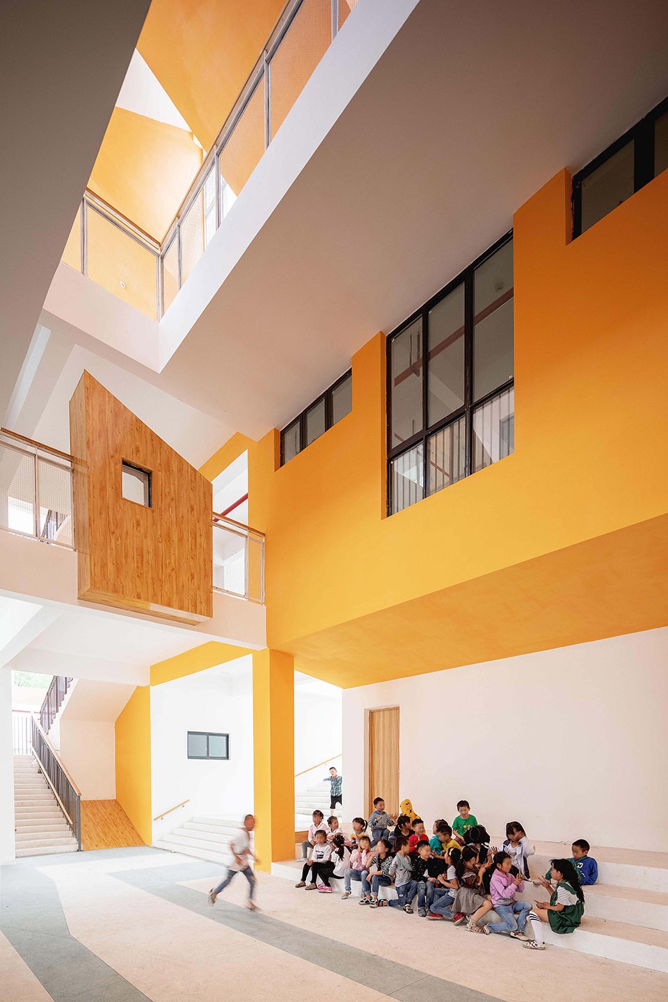 wusihe central kindergarten sichuan china by atelier y