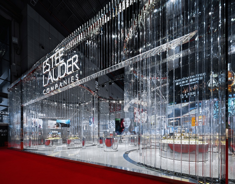 Estée Lauder Companies Pavilion CIIE 2019 Shanghai by dongqi Architects