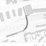 Saint-Laud火车站人行桥，法国 / Dietmar Feichtinger Architectes