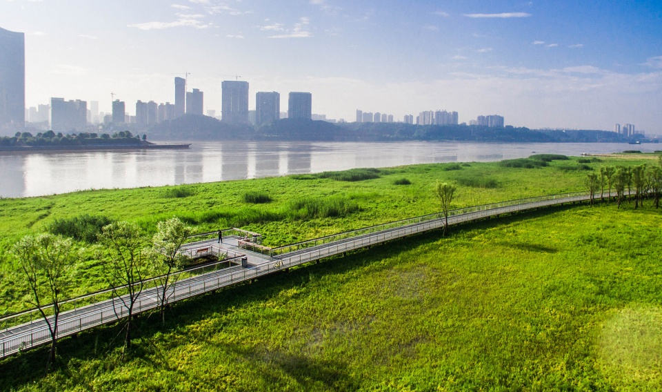 Marshland Park along Xiangjiang River Changsha by LA Design