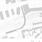 Saint-Laud火车站人行桥，法国 / Dietmar Feichtinger Architectes