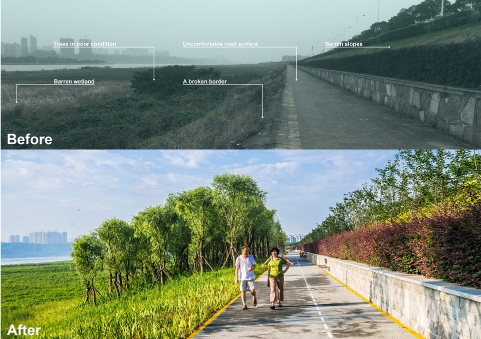 Marshland Park along Xiangjiang River Changsha by LA Design