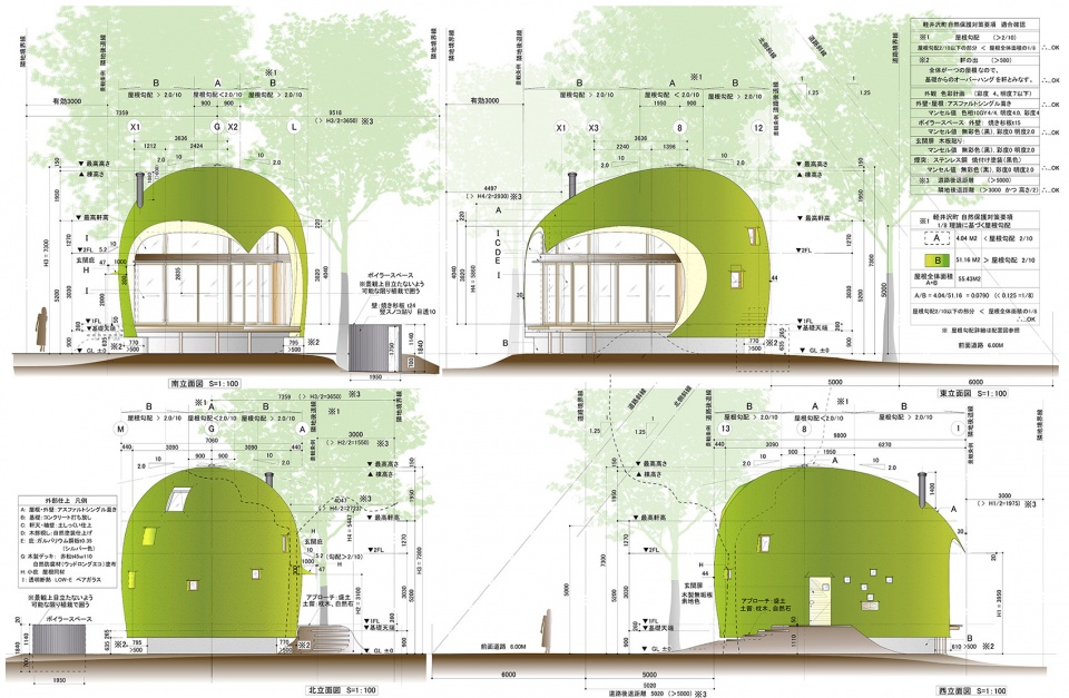 Shell House The language of forest Japen by Tono Mirai architects