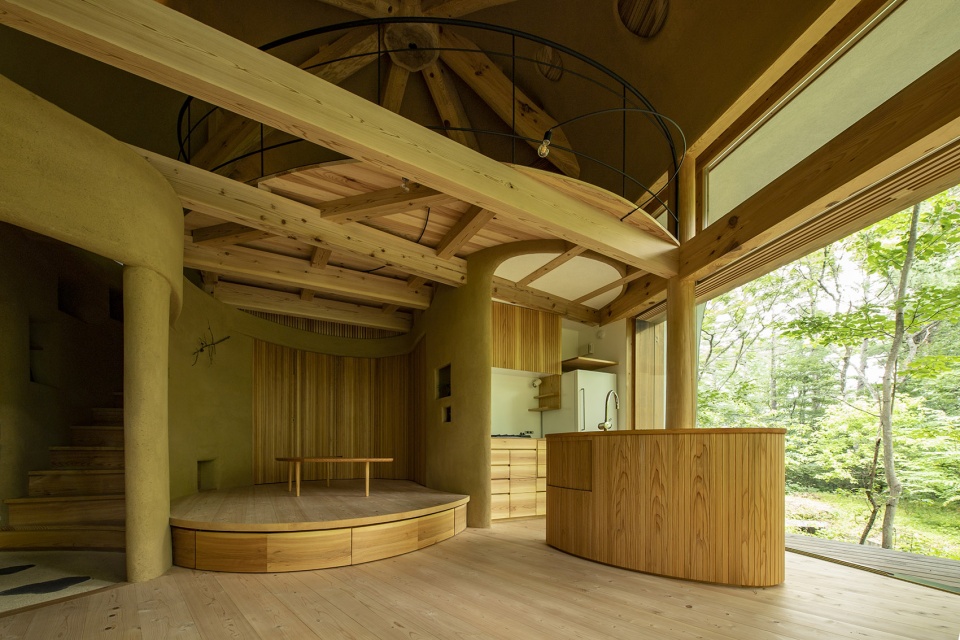 Shell House The language of forest Japen by Tono Mirai architects