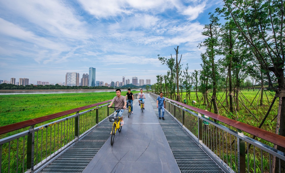 Marshland Park along Xiangjiang River Changsha by LA Design