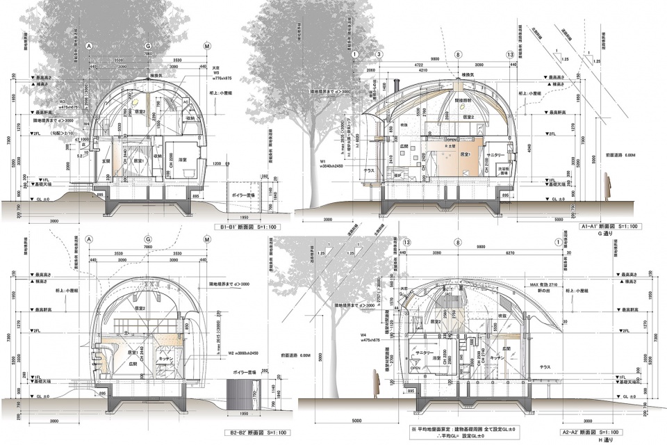 Shell House The language of forest Japen by Tono Mirai architects