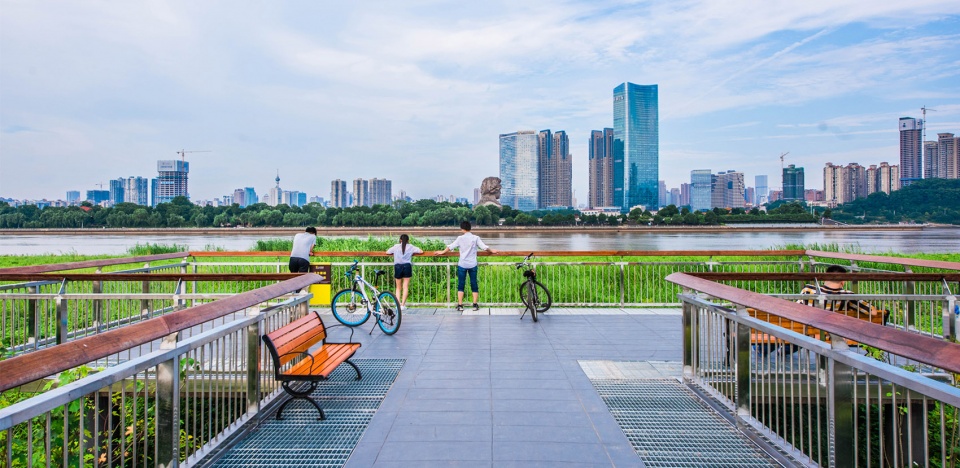 Marshland Park along Xiangjiang River Changsha by LA Design