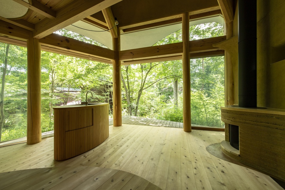Shell House The language of forest Japen by Tono Mirai architects