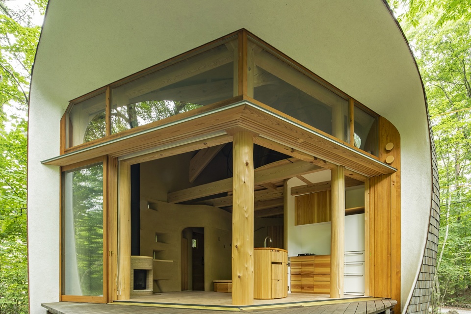 Shell House The language of forest Japen by Tono Mirai architects