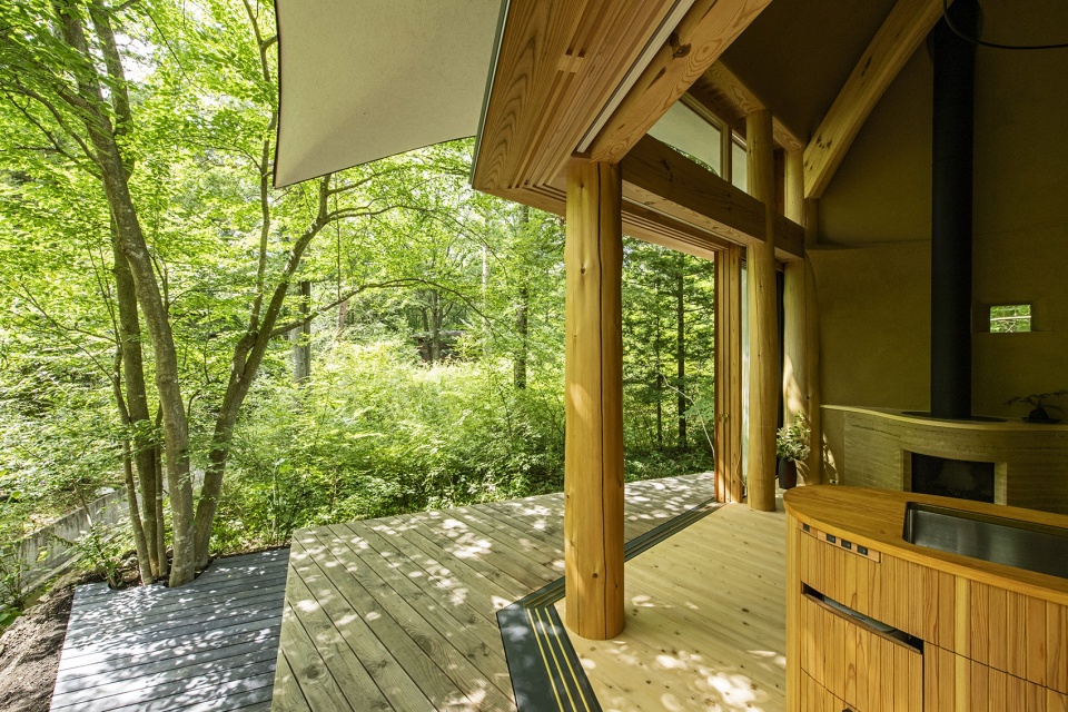 Shell House The language of forest Japen by Tono Mirai architects