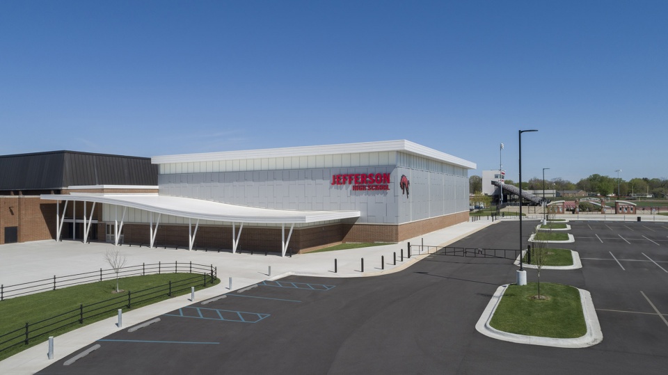 Jefferson High School Natatorium United States by Cordogan Clark