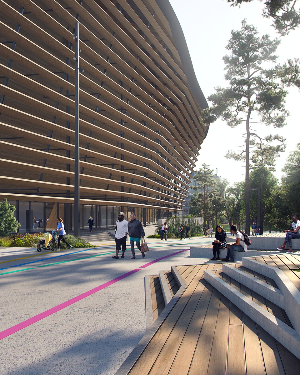 Aquatic Centre for the Olympic Games 2024 in Paris by VenhoevenCS