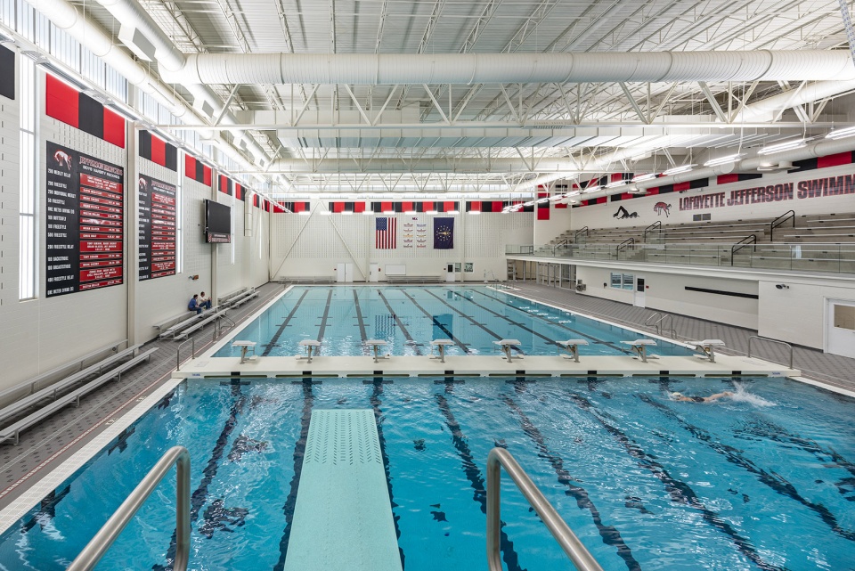 Jefferson High School Natatorium United States by Cordogan Clark