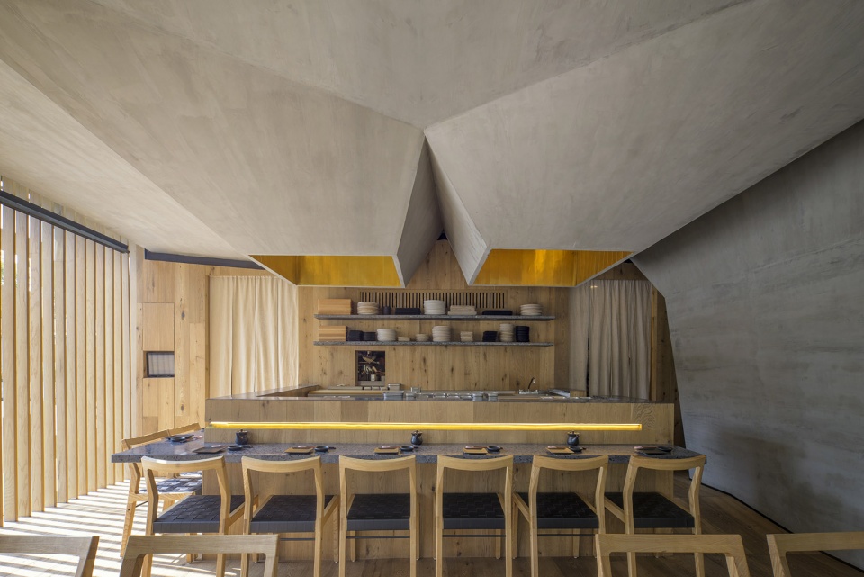 oku restaurant michan architecture