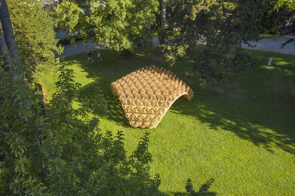 wicker pavilion by dja