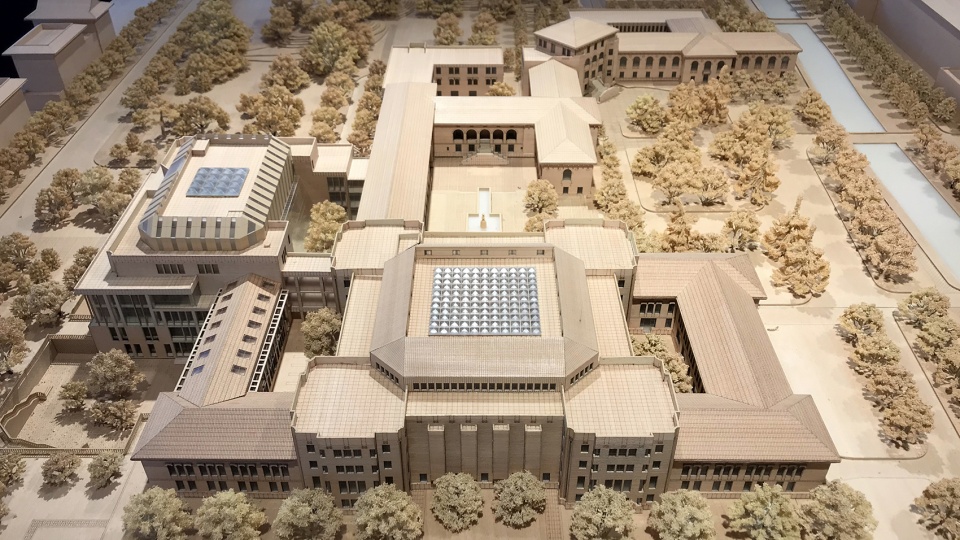 tsinghua university library north wing by thad