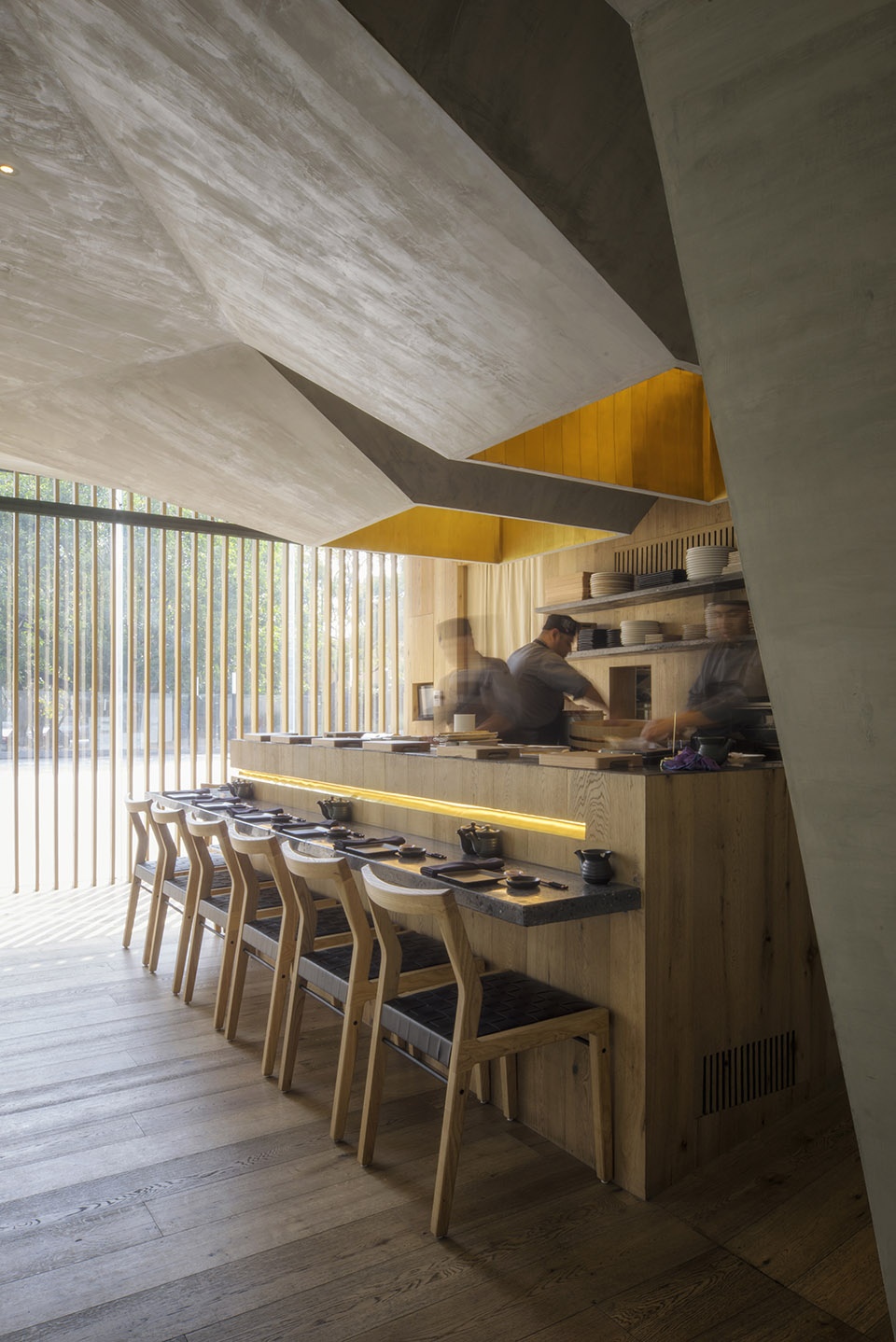 oku restaurant michan architecture