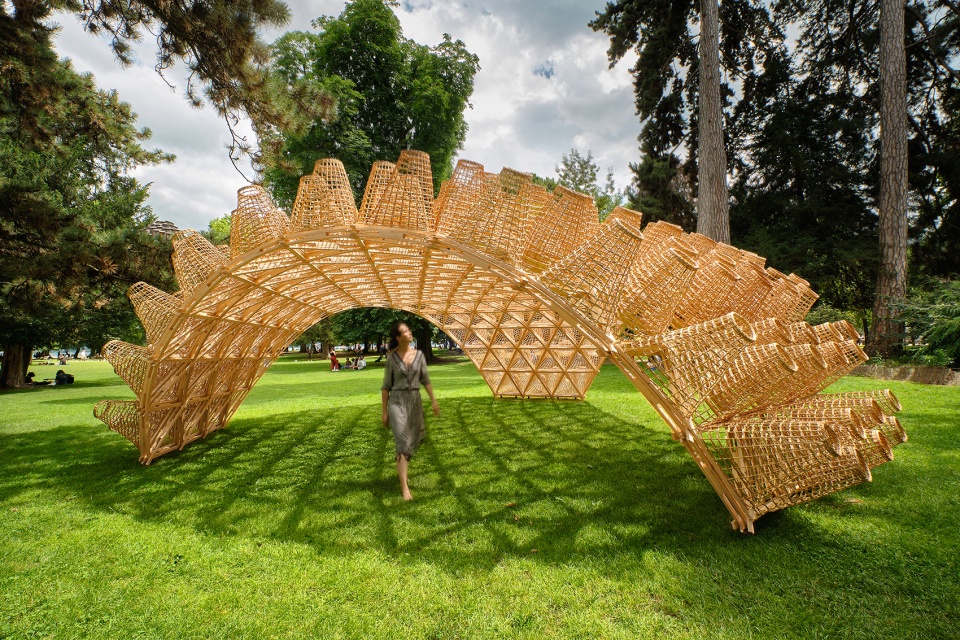 wicker pavilion by dja