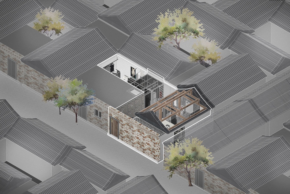 baochao hutong invisible yard china by daga architects