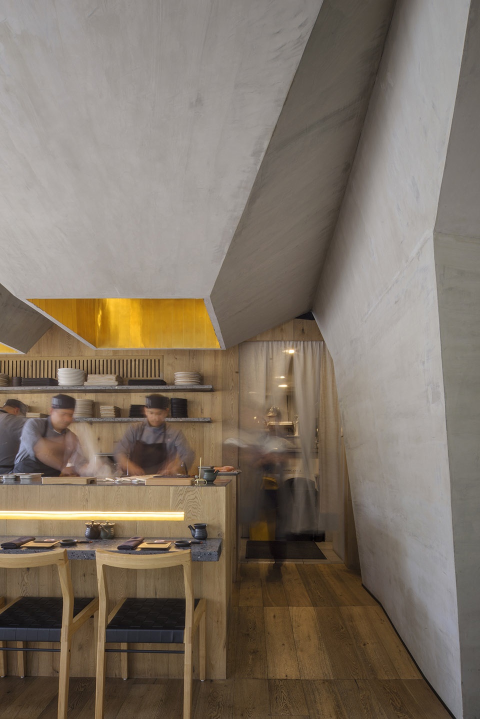 oku restaurant michan architecture