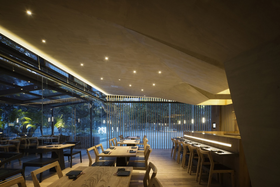 oku restaurant michan architecture