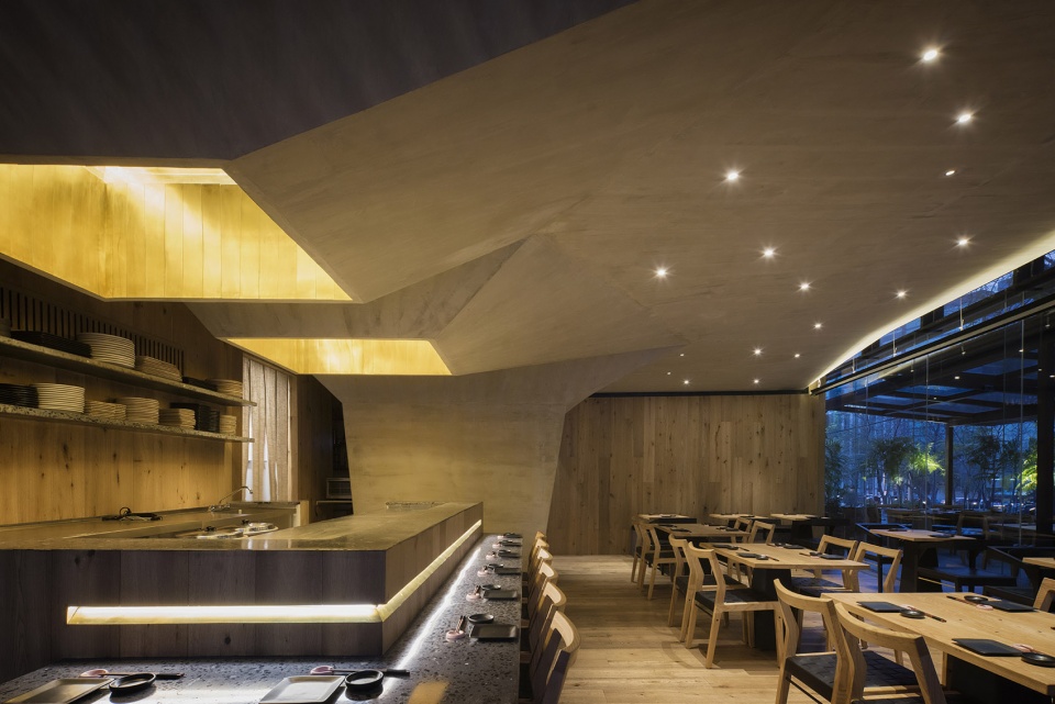 oku restaurant michan architecture