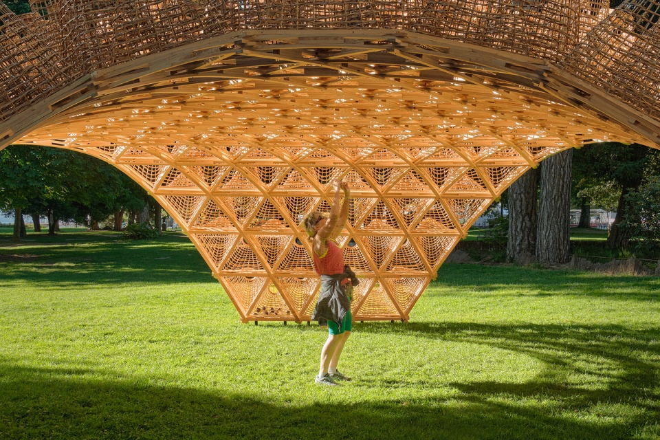 wicker pavilion by dja