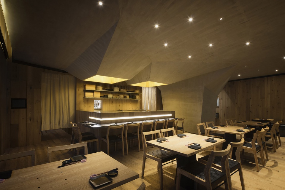 oku restaurant michan architecture