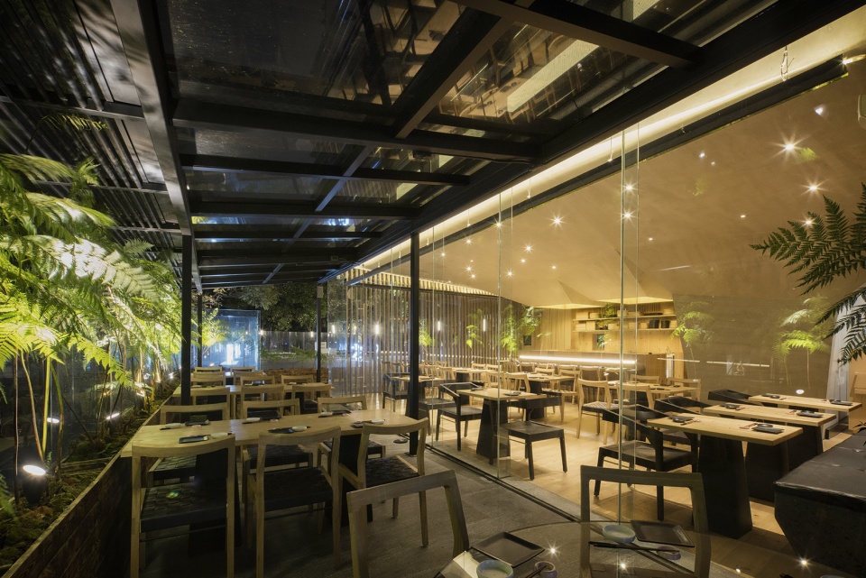 oku restaurant michan architecture