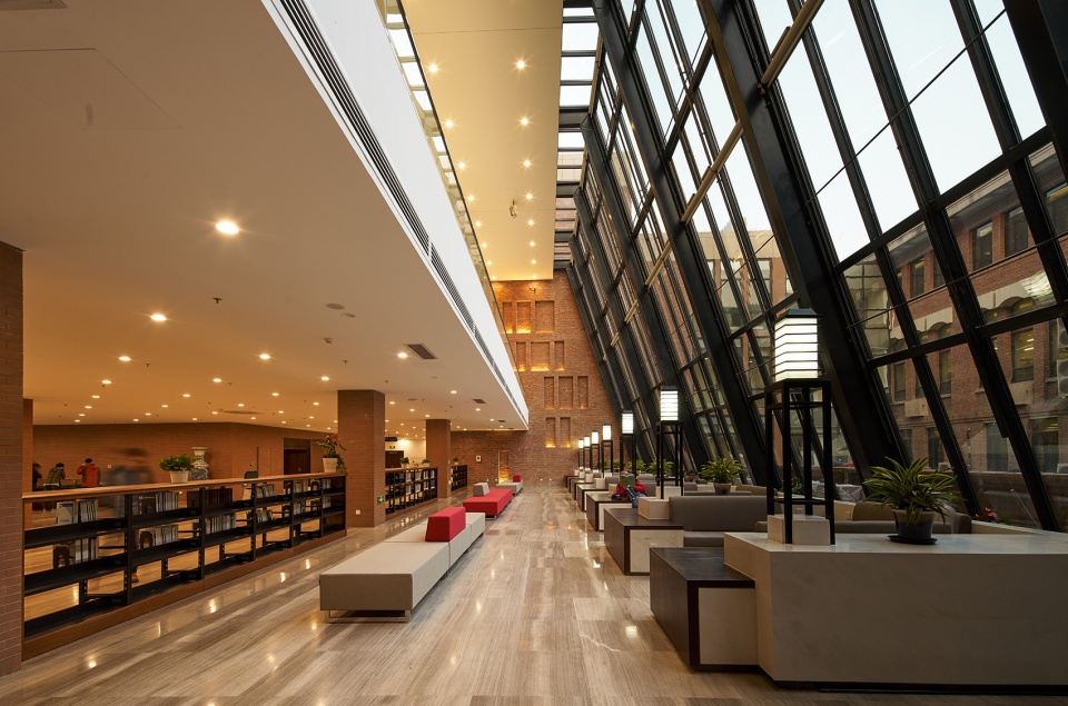 tsinghua university library north wing by thad